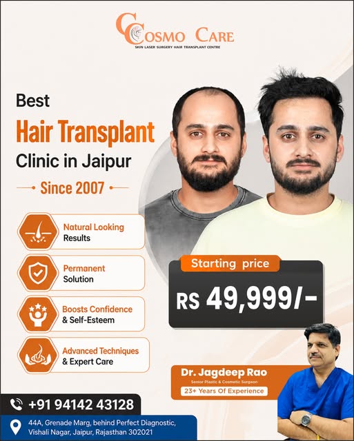 Thinking About Hair Transplant in Jaipur? 🌿

Get a natural-looking hairline and improved hair densi