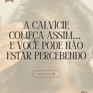 A calvície não começa quando as falhas aparecem.
Ela começa anos antes, de forma silenciosa, com o a