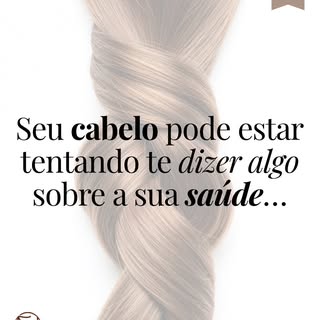 Queda de cabelo não é só estética. Às vezes, o seu corpo está mandando um recado.
Se o seu cabelo es