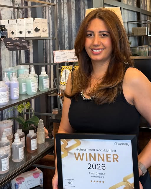 Some lovely news from the salon... our wonderful Master Stylist, Amal has been awarded Salon Spy’s H