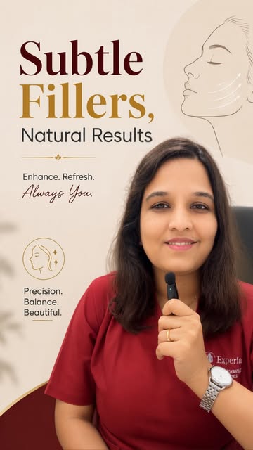 ✨ Natural-looking fillers aren’t about adding more — they’re about adding just enough.

Worried that