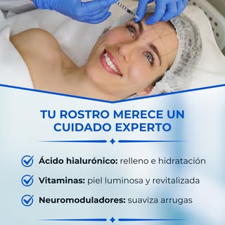 Tu rostro habla de ti cada día!

Con tratamientos faciales inyectables y mínimamente invasivos (ácid