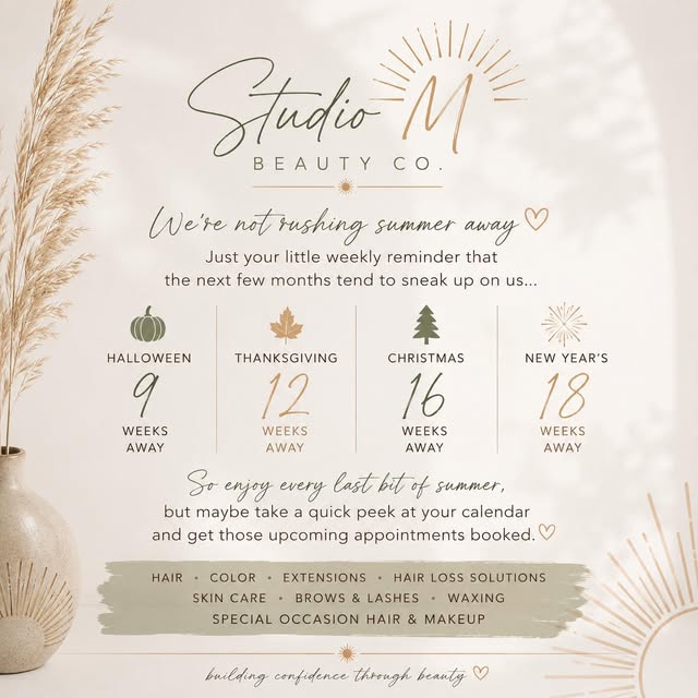 We’re definitely not rushing summer away ☀️

Just your little weekly reminder that the next few mont