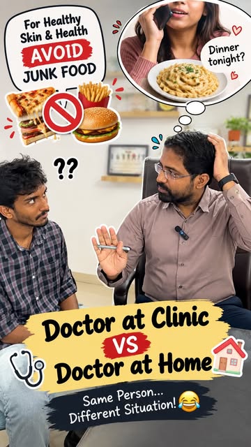Being a doctor is easy.

Following my own advice when pizza and pasta are involved? That’s the real 