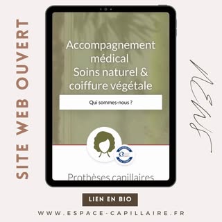 Nouveauté !
L'Espace Capillaire Nature & Douceur a mis en ligne son site web.
Vous trouverez toutes 