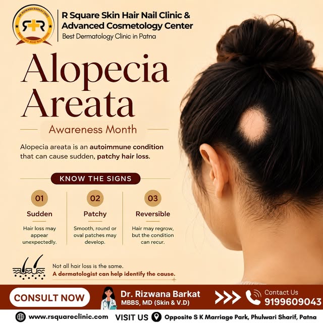 🧑‍⚕️✨ Not all hair loss looks the same. And sometimes, it starts with just one patch.

September is