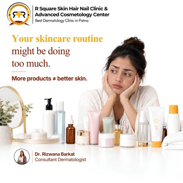 ✨ Is your skincare routine doing TOO much? 🧴

More products don’t always mean better skin. In fact,