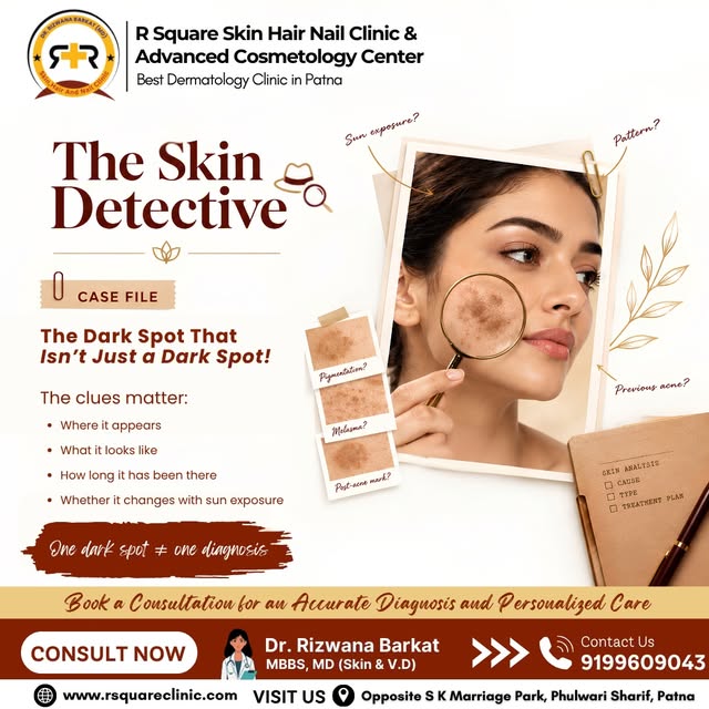 🔎 Not every dark spot is simply a dark spot!

When it comes to pigmentation, the where, appearance,