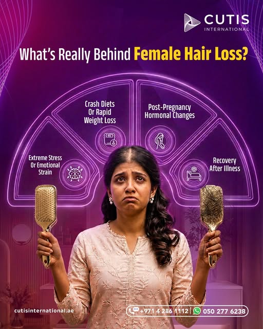 Noticing Increased Hair Fall? Hair loss doesn’t always happen overnight and it’s not always about yo
