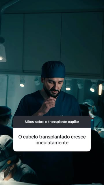 O transplante foi feito, mas o resultado não acontece de uma hora para outra.

Após a cirurgia, os f