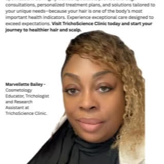 Marvelette Bailey Founder of TrichoScience Clinic is featured in this edition of Shopping Black Chic