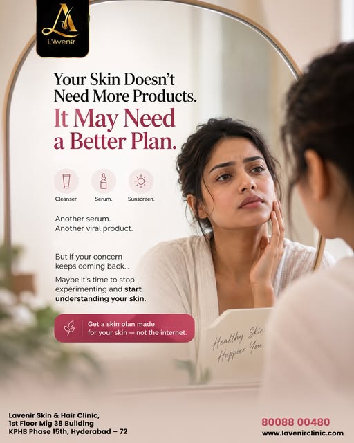 ✨ Your Skin Doesn’t Need More Products. It May Need a Better Plan.

Trying one cleanser, serum, suns