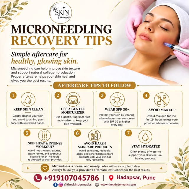 ✨ Microneedling Aftercare for Healthy, Glowing Skin! ✨

Just had a microneedling treatment? Your aft