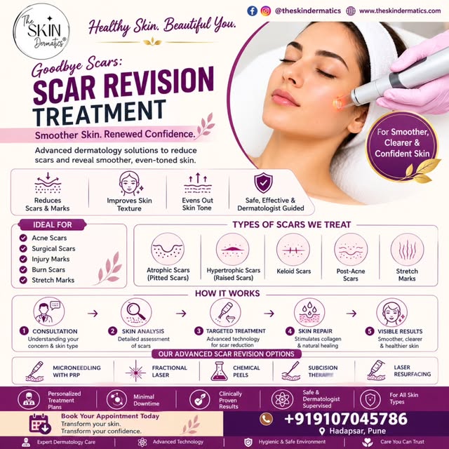 ✨ Goodbye Scars, Hello Smoother Skin! ✨

Scars can affect your confidence—but advanced Scar Revision