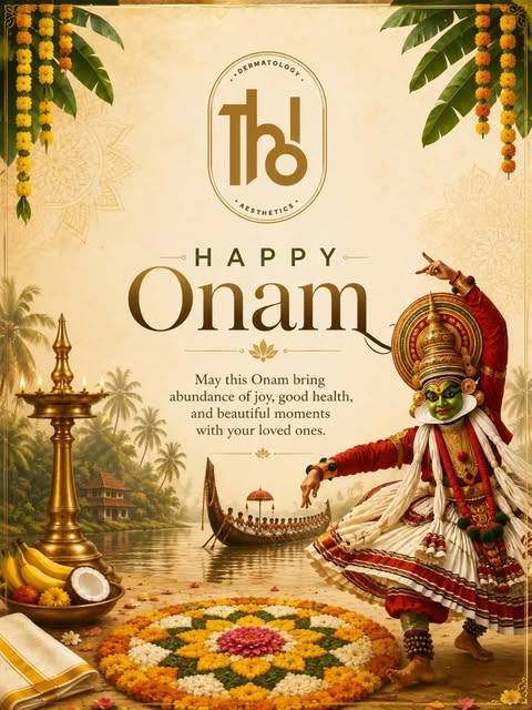 Happy Onam! 🌸🌾
May this harvest festival bring joy, prosperity, and glowing happiness to you and y