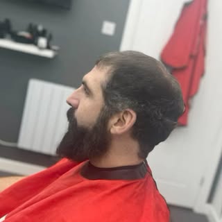 SAVED OR WHAT!!!??? #masterbarber #transformation #johnnycage #hair #hairpatch #hairsystem #hairrepl