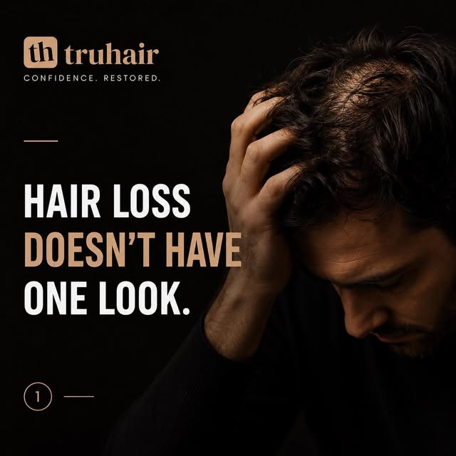 Hair loss doesn’t always look the same.

Sometimes it’s obvious.
Sometimes it happens gradually.
Som