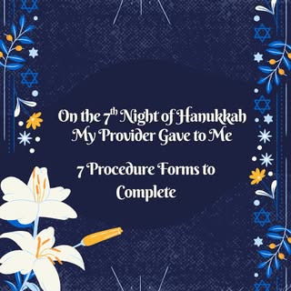 Patients are required to complete multiple procedure forms to ensure comprehensive medical documenta