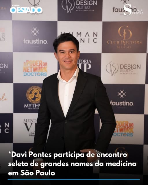 🩺 Excelência, inovação e conexões de alto nível no setor da saúde! ✨

O cirurgião plástico Dr. Davi