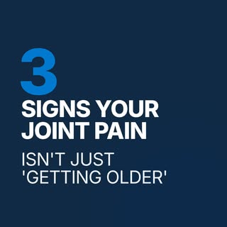 "It’s just part of getting older." 🙄 

How many times have you told yourself that? Chronic joint pa