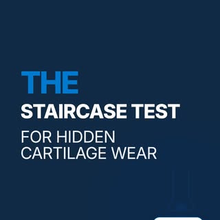 Walking on flat ground feels completely fine... but going down the stairs tells a completely differe