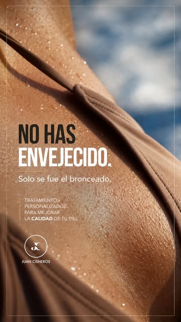 El bronceado tiene un efecto óptico que muchas veces nos hace sentir que nuestra piel está más unifo