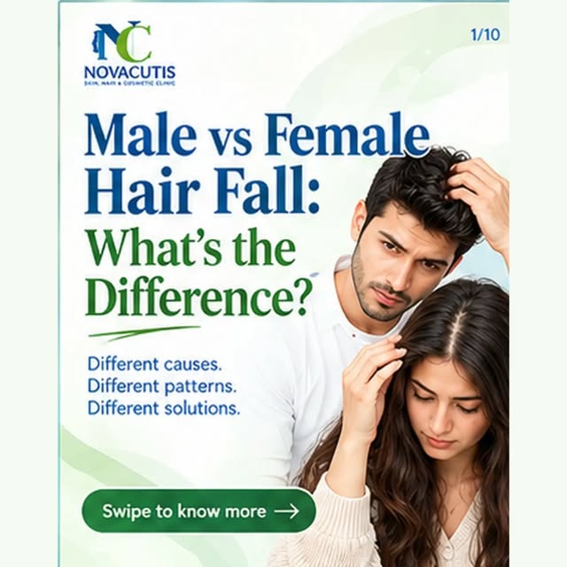 Male vs Female Hair Fall: What's the Difference?

Hair fall affects both men and women, but the caus