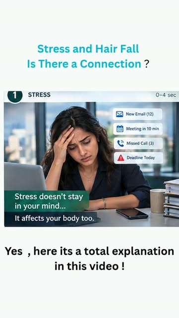 Stress & Hair Fall: Is There a Connection?

Feeling stressed lately? Your hair might be trying to te