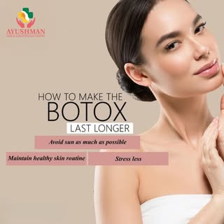 Want to make your Botox last longer? ✨
Avoid sun exposure ☀️, maintain a healthy skin routine 🧴, an