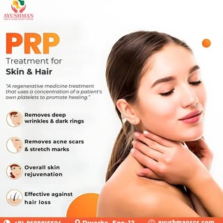 Our PRP therapy can helprejuvenate your skin and stimulate hair growth.

Book now!
.
.
.
.
Call- +91