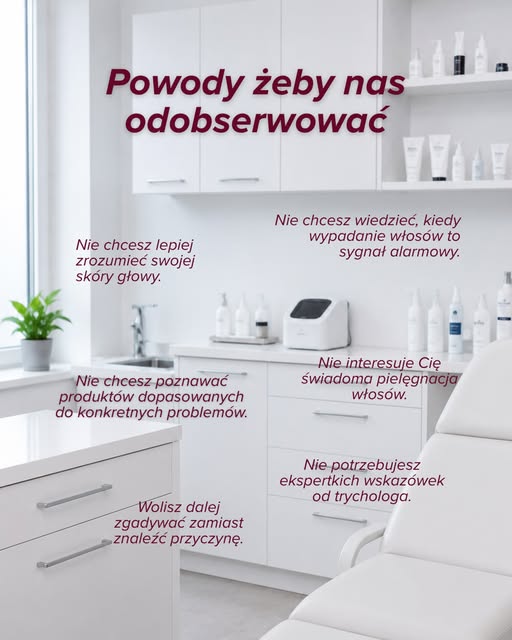 Powody, żeby nas odobserwować? 👀

Jeśli nie chcesz lepiej rozumieć swojej skóry głowy, świadomie db