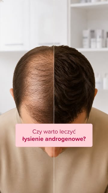 Łysienie androgenowe wymaga przewlekłego leczenia, ale efekty potrafią naprawdę zaskoczyć 👀

Czy wa