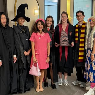 Happy Halloween from Village Dermatology in Houston! 🎃🧙‍♀️ Our team traded lab coats for wizard ro