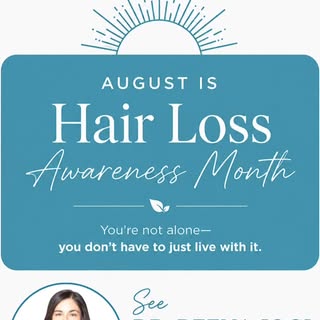 August is Hair Loss Awareness Month 🤍

Hair loss can affect anyone—and it can be frustrating, confu