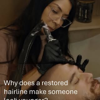 A restored hairline doesn’t just replace what’s been lost—it can completely change the way your face