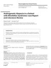 Androgenetic Alopecia in a Patient with Klinefelter Syndrome: Case Report and Literature Review