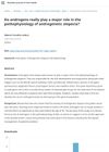 Do androgens really play a major role in the pathophysiology of androgenetic alopecia?