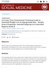 132 Long-Term Testosterone Treatment Leads to Sustained Weight Loss in Hypogonadal Men - Results from a Propensity-matched Subgroup of a Controlled Registry Study