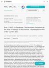 Post-COVID-19 Syndrome: The Persistent Symptoms at the Post-viral Stage of the Disease. A Systematic Review of the Current Data
