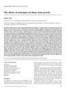 The effects of oestrogens on linear bone growth