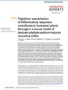 Flightless I exacerbation of inflammatory responses contributes to increased colonic damage in a mouse model of dextran sulphate sodium-induced ulcerative colitis