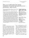 Zinc as an ambivalent but potent modulator of murine hair growth in vivo- preliminary observations