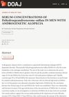SERUM-CONCENTRATIONS OF Dehydroepyandrosterone-sulfate IN MEN WITH ANDROGENETIC ALOPECIA