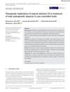 Therapeutic implications of topical cetirizine 1% in treatment of male androgenetic alopecia: A case‐controlled study