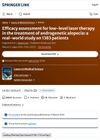 Efficacy assessment for low-level laser therapy in the treatment of androgenetic alopecia: a real-world study on 1383 patients