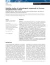 Stability studies of antiandrogenic compounds in <i>Curcuma aeruginosa</i> Roxb. extract