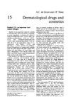 Dermatological drugs and cosmetics