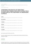 Comparing the Efficacy of Injectable Platelet-Rich Fibrin (I-PRF) with Platelet-Rich Plasma (PRP) in the Treatment of Androgenic Alopecia