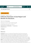 Follicular Psoriasis: A Case Report and Review of Literature