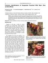 Forensic Identification of Suspected Poached Wild Boar (Sus Scrofa Affinis)